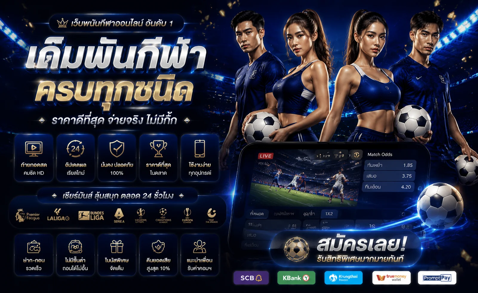 UNO88 แทงบอลออนไลน์ ราคาบอลทุกลีกทั่วโลก บอลสด บอลชุด อัตราต่อรองสูง